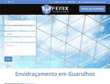 Tablet Screenshot of fenixvidracaria.com.br